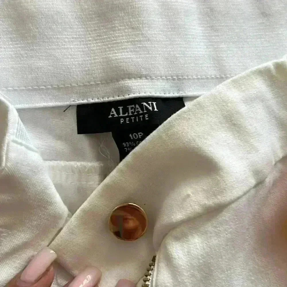 White Capri jeans Alfani - Picture 3 of 6